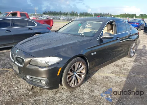 2014 BMW 535I из США, поврежденный, VIN WBA5B1C52ED476521